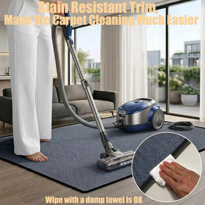Carpet Edge Trim Self Adhesive Carpet to Tile Transition Strip Black 22Ft