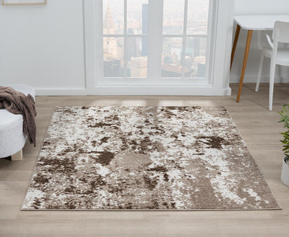 Keen Home Design Abstract Non-Shedding Area Rug, Soft Thick Pile, 10x14