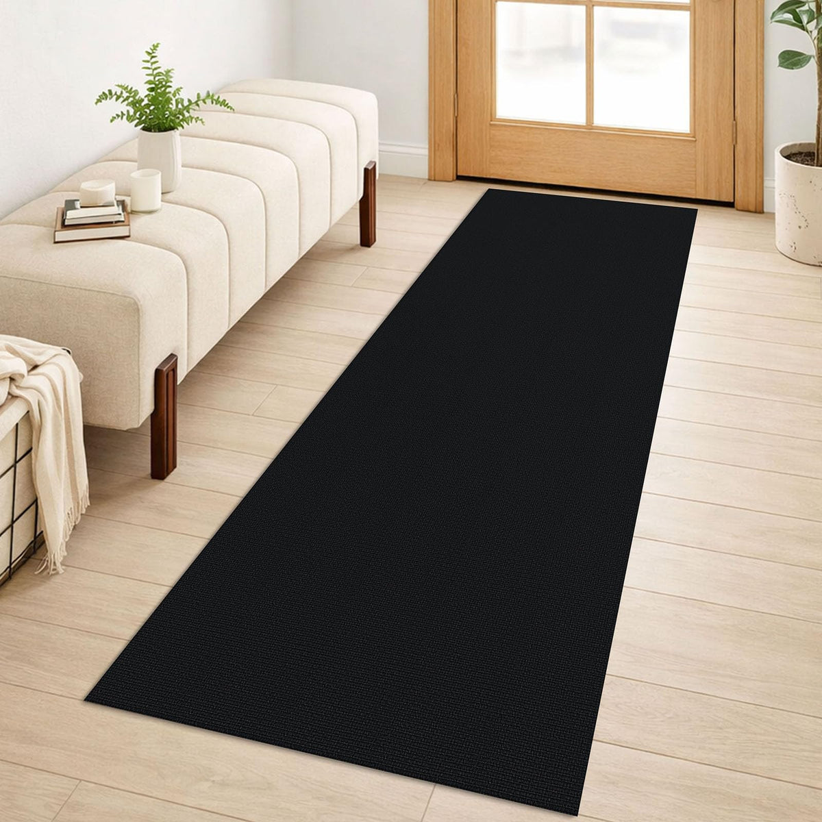 Lansny 2x3 ft Small Boho Washable Entryway Area Rug Non Slip Kitchen Runner
