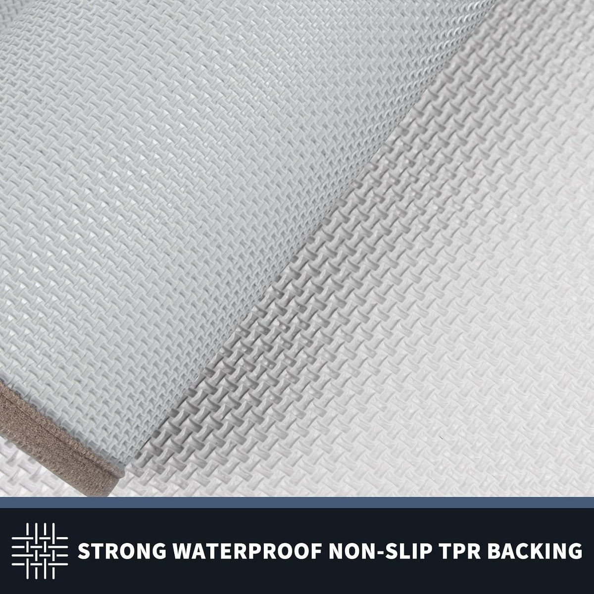 PURRUGS Dirt Trapping Indoor Door Mat, 32" x 48", Beige & Grayish Brown