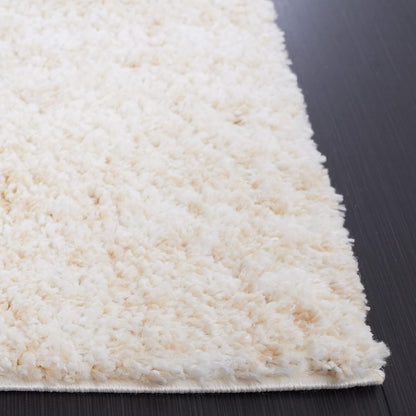 SAFAVIEH Berber Shag Rug 8x10, Large Ivory & Beige BER563A