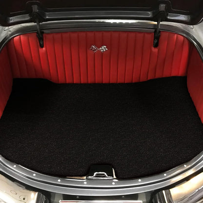 Newark Auto Automotive Cut Pile Plush Carpet, Car Upholstery for Floor Mats, Trunk, Dashboard, Speaker Box, Door Panel, Replacement Carpeting for Vehicle Interior, Truck, 40”W (Black)