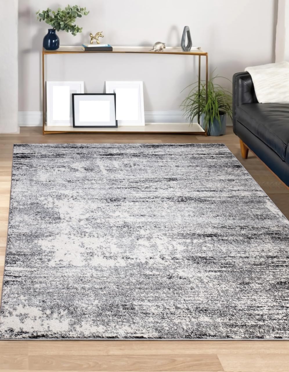 Keen Home Design Abstract Non-Shedding Area Rug, Soft Thick Pile, 10x14