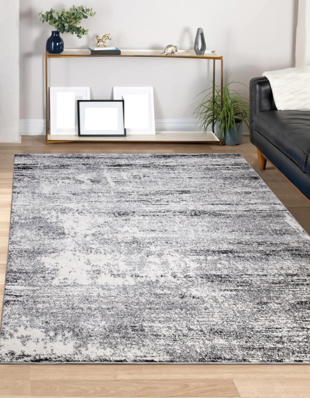 Keen Home Design Abstract Non-Shedding Area Rug, Soft Thick Pile, 10x14