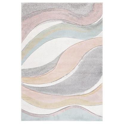 SAFAVIEH Hollywood Area Rug 10'6"x14', Modern Grey & Blue HLW766F