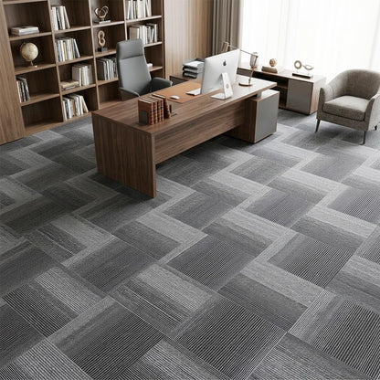 Petgrow Beige Living Room Carpet Tiles, 24" x 24", 18 Tiles, 72 sq ft