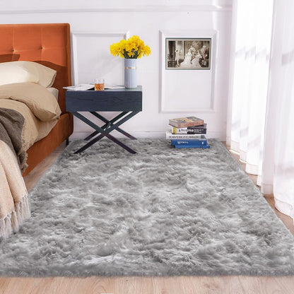 ORINOVA White Faux Sheepskin Shag Fur Runner Rugs for Living Room Bedroom Fluffy Washable Furry Area Rug 2x6 Nursery Rug Teen Room Décor