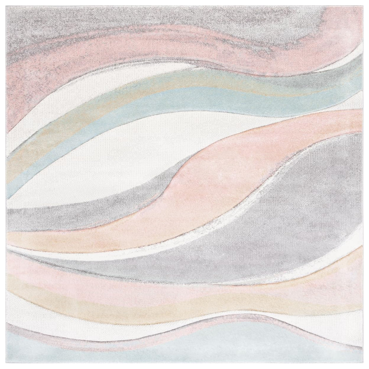 SAFAVIEH Hollywood Area Rug 10'6"x14', Modern Grey & Blue HLW766F