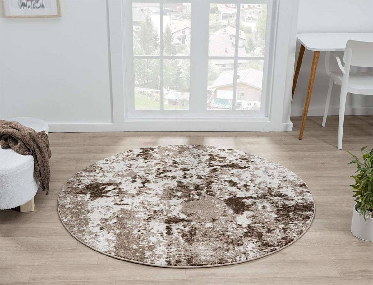 Keen Home Design Abstract Non-Shedding Area Rug, Soft Thick Pile, 10x14