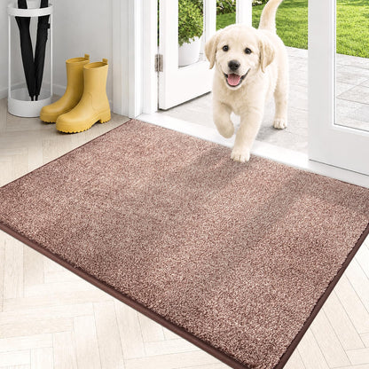 PURRUGS Dirt Trapping Indoor Door Mat, 31.5" x 47", Charcoal