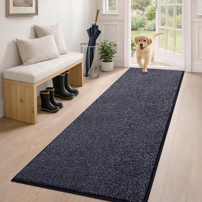 PURRUGS Dirt Trapping Indoor Door Mat, 31.5" x 47", Charcoal