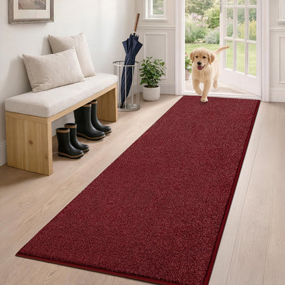 PURRUGS Dirt Trapping Indoor Door Mat, 34" x 59", Charcoal