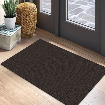 EARTHALL Washable Area Rug, Non Slip Entryway Rug, 4x6 Ft, Sand/Beige