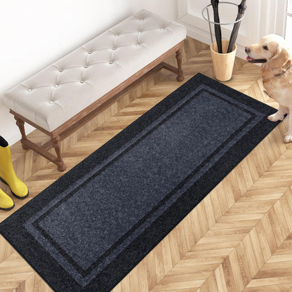 PURRUGS Dirt Trapping Indoor Door Mat, 32" x 48", Beige & Grayish Brown