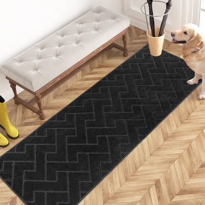PURRUGS Dirt Trapping Door Mat Indoor Entrance, 32" x 47", Taupe