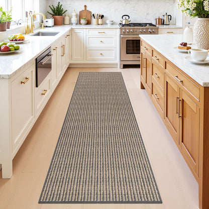 SHACOS Runner Rugs for Hallway 20"x59" Kitchen Runner Rug Floor Mat, Beige