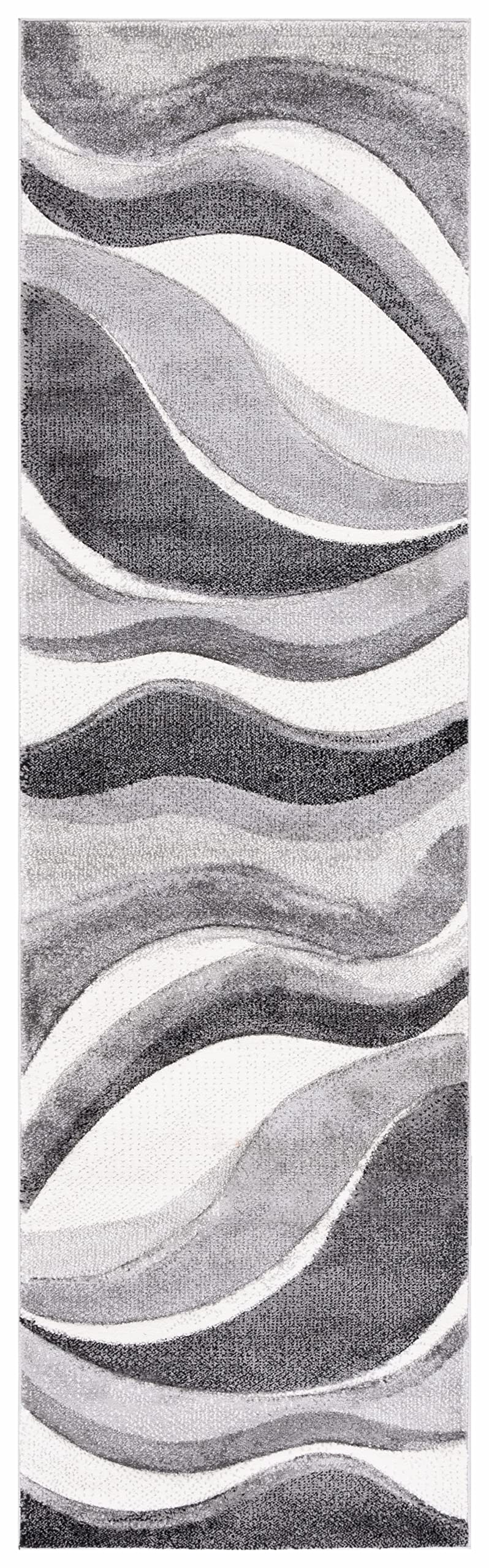SAFAVIEH Hollywood Area Rug 10'6"x14', Modern Grey & Blue HLW766F