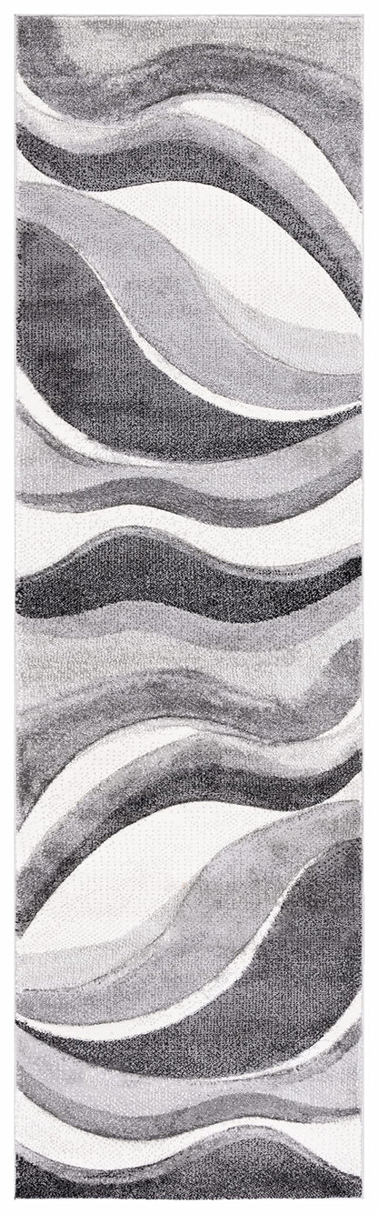 SAFAVIEH Hollywood Area Rug 10'6"x14', Modern Grey & Blue HLW766F