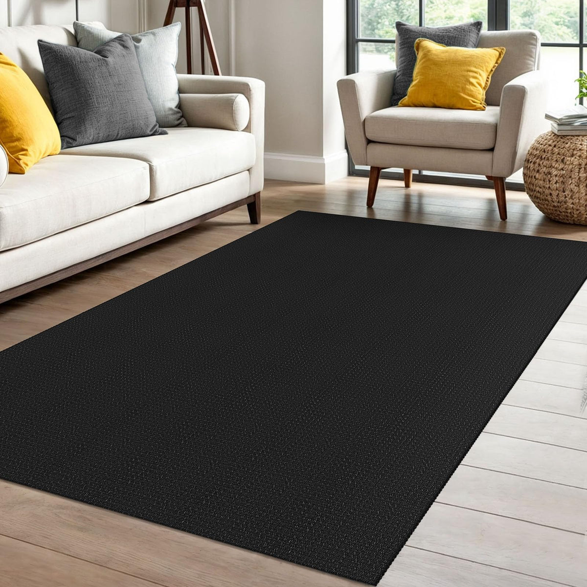 IOHOUZE Washable Area Rug 3x5 Non Slip Rubber Backed Woven Rugs for Entryway Rugs Indoor Outdoor Doormat Throw Rug Floor Carpet for Entrance Kitchen Front Door, Olive Green/Earthy Green