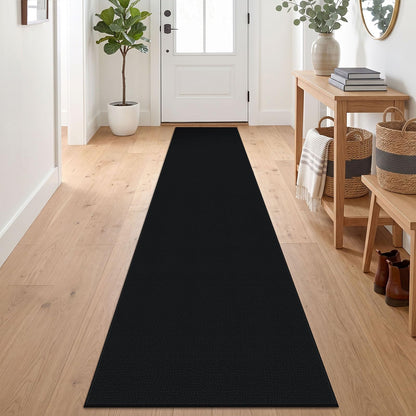 Lansny 2x3 ft Small Boho Washable Entryway Area Rug Non Slip Kitchen Runner