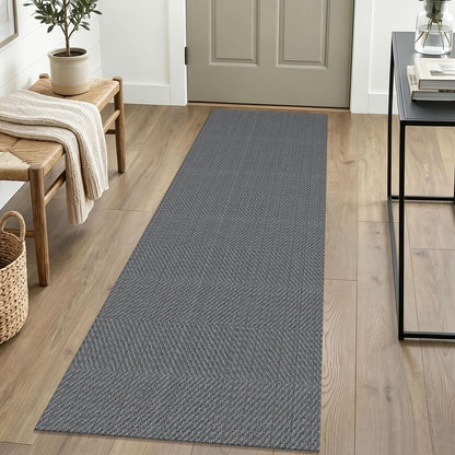 IOHOUZE Small Area Rug 2x3 Washable Woven Rugs for Entryway Non Slip Rubber Backed Front Door Rugs Indoor Doormat Throw Rug Floor Carpet for Entrance Kitchen, Cream/Beige