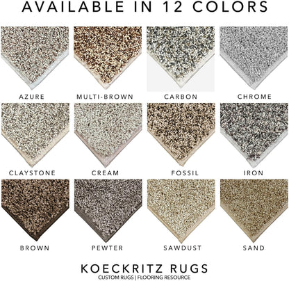 KOECKRITZ Soft & Cozy Custom Indoor Area Rug with Bound Edges