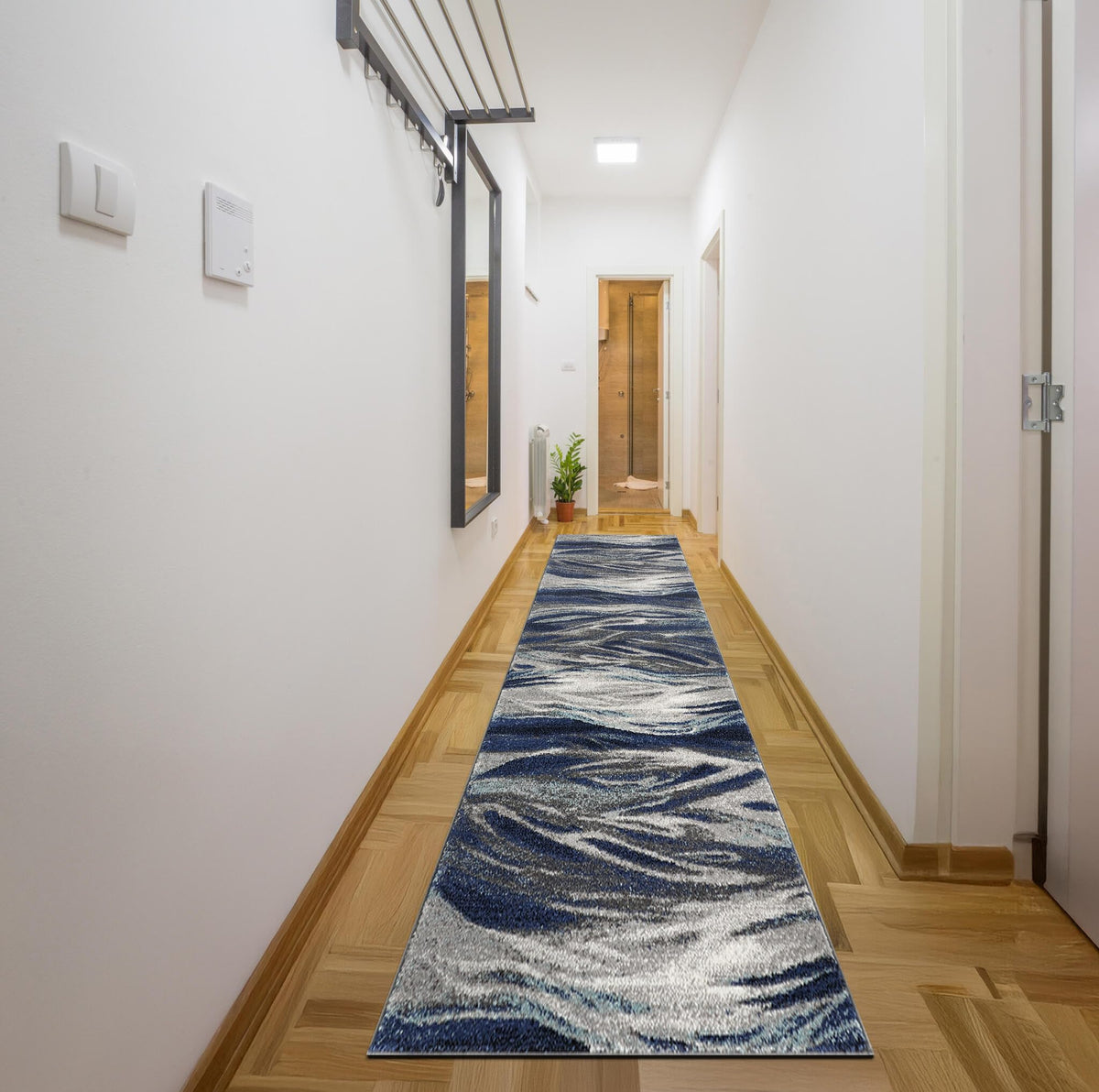 Keen Home Design Abstract Non-Shedding Area Rug, Soft Thick Pile, 10x14