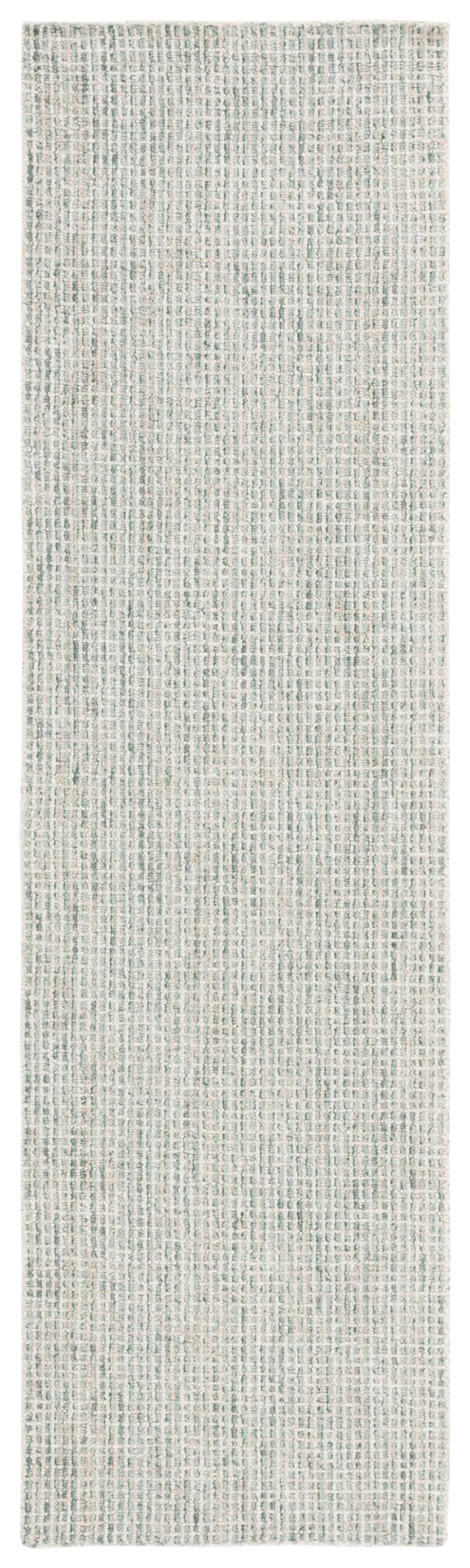 SAFAVIEH Area Rug 8x10 - Abstract Collection - Large - Green & Ivory, Handmade Wool, Ideal for Living Room, Bedroom, Office, Dining Space (ABT484Y)