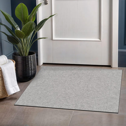 Beverly Rug Easy Jute Bordered Rug 10x14 Washable Large Indoor Outdoor Area Rugs for Living Dining Room Patio Office Stain Resistant Non Shedding Casual Indoor Outside Carpet 10 x 14 Off-White