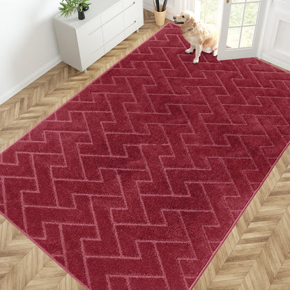 PURRUGS Dirt Trapping Door Mat Indoor Entrance, 32" x 47", Taupe
