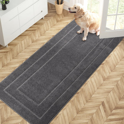PURRUGS Dirt Trapping Door Mat Indoor Entrance, 20" x 31.5", Beige