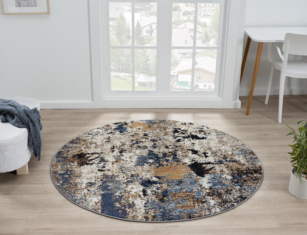 Keen Home Design Abstract Non-Shedding Area Rug, Soft Thick Pile, 10x14