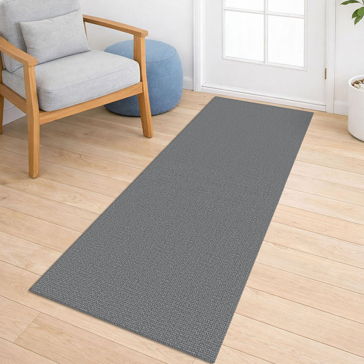 Lansny 2x3 ft Small Boho Washable Entryway Area Rug Non Slip Kitchen Runner