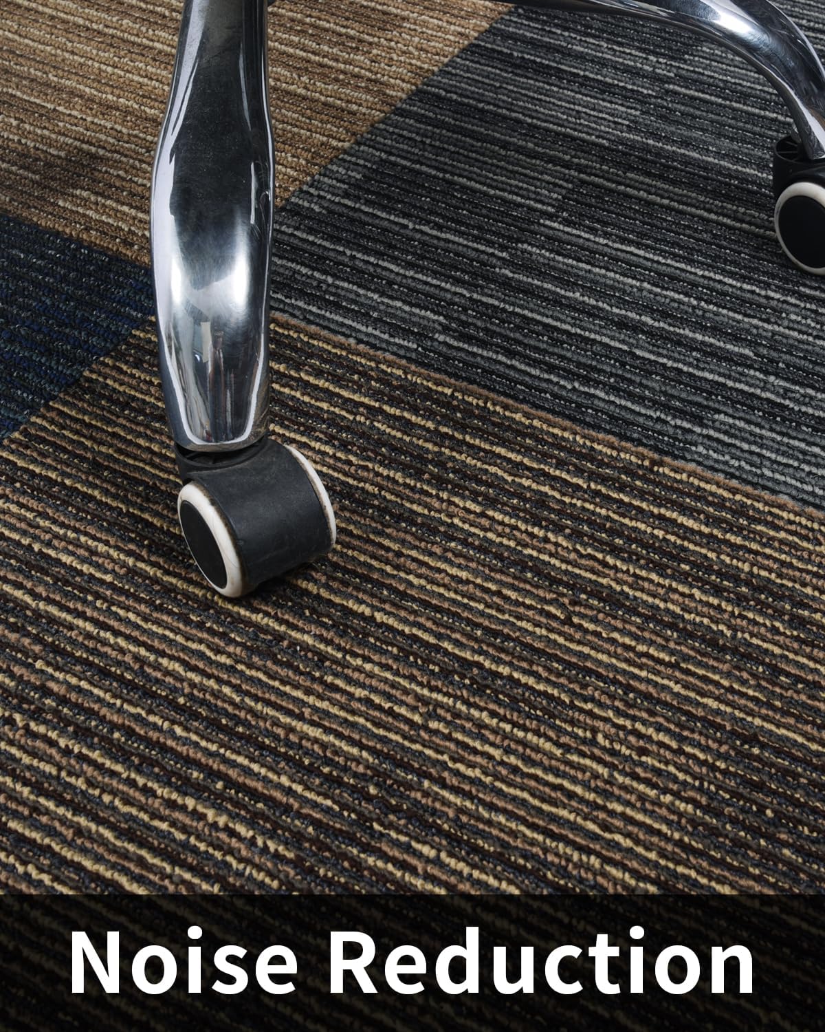 12Tiles/32 sq Ft-Carpet Squares, Commercial Carpet Tiles, 0.27" Pile Height, Tiles Carpet, PVC Backing Non-Slip, 20" x 20" Berber (Loop Pile)