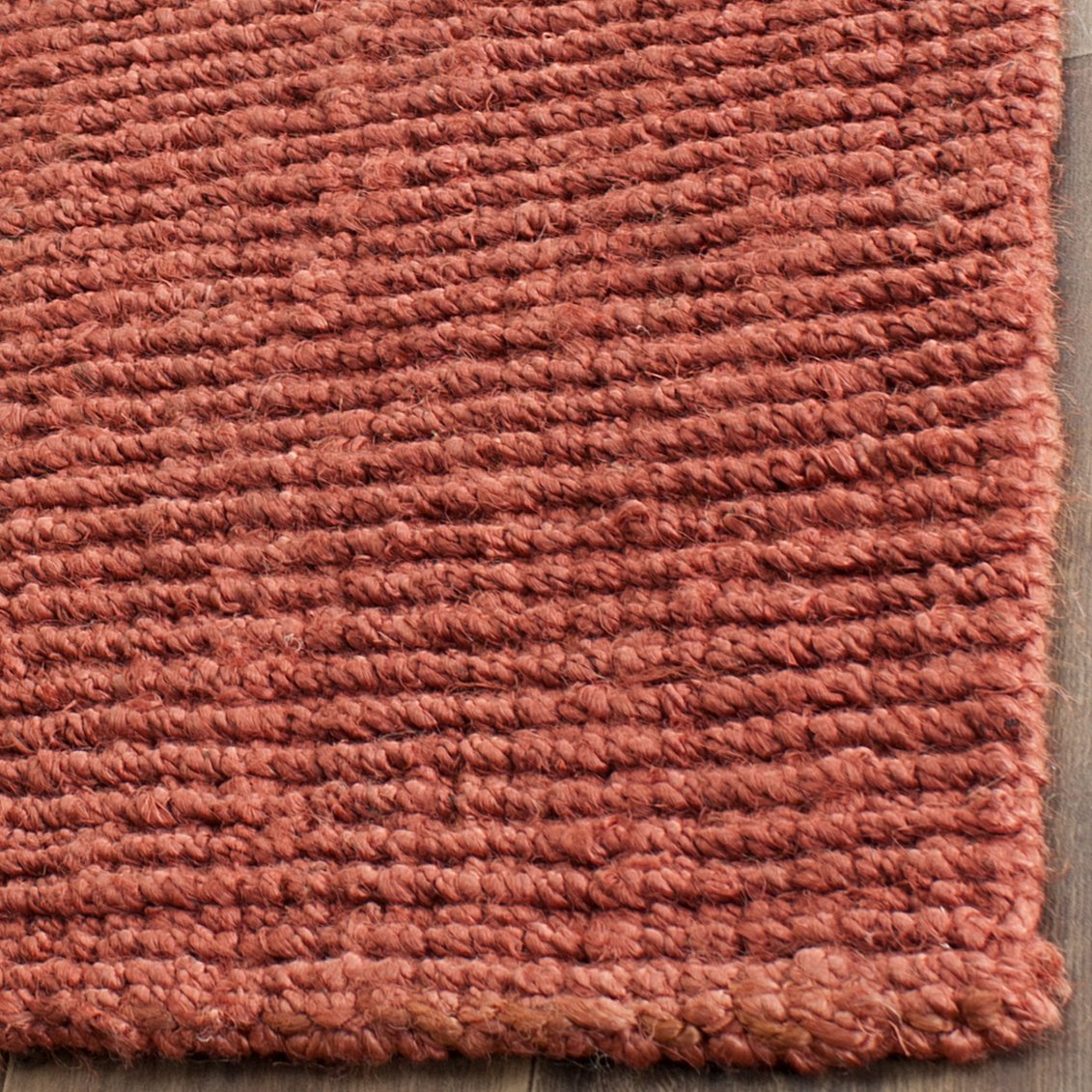 SAFAVIEH Natural Fiber Area Rug 8x10, Jute Knotted Large Natural NF447A