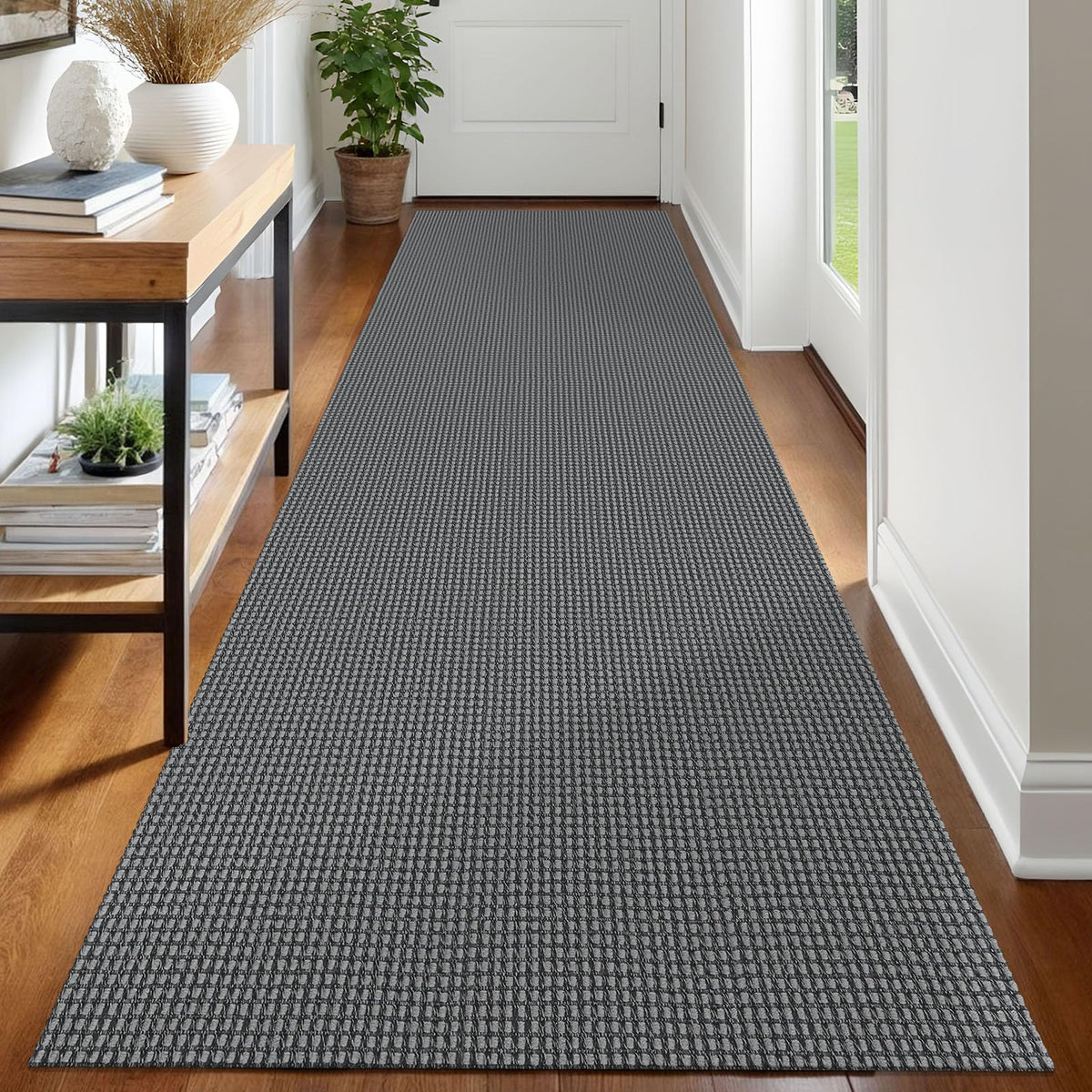 IOHOUZE Small Area Rug 2x3 Washable Woven Rugs for Entryway Non Slip Rubber Backed Front Door Rugs Indoor Doormat Throw Rug Floor Carpet for Entrance Kitchen, Cream/Beige