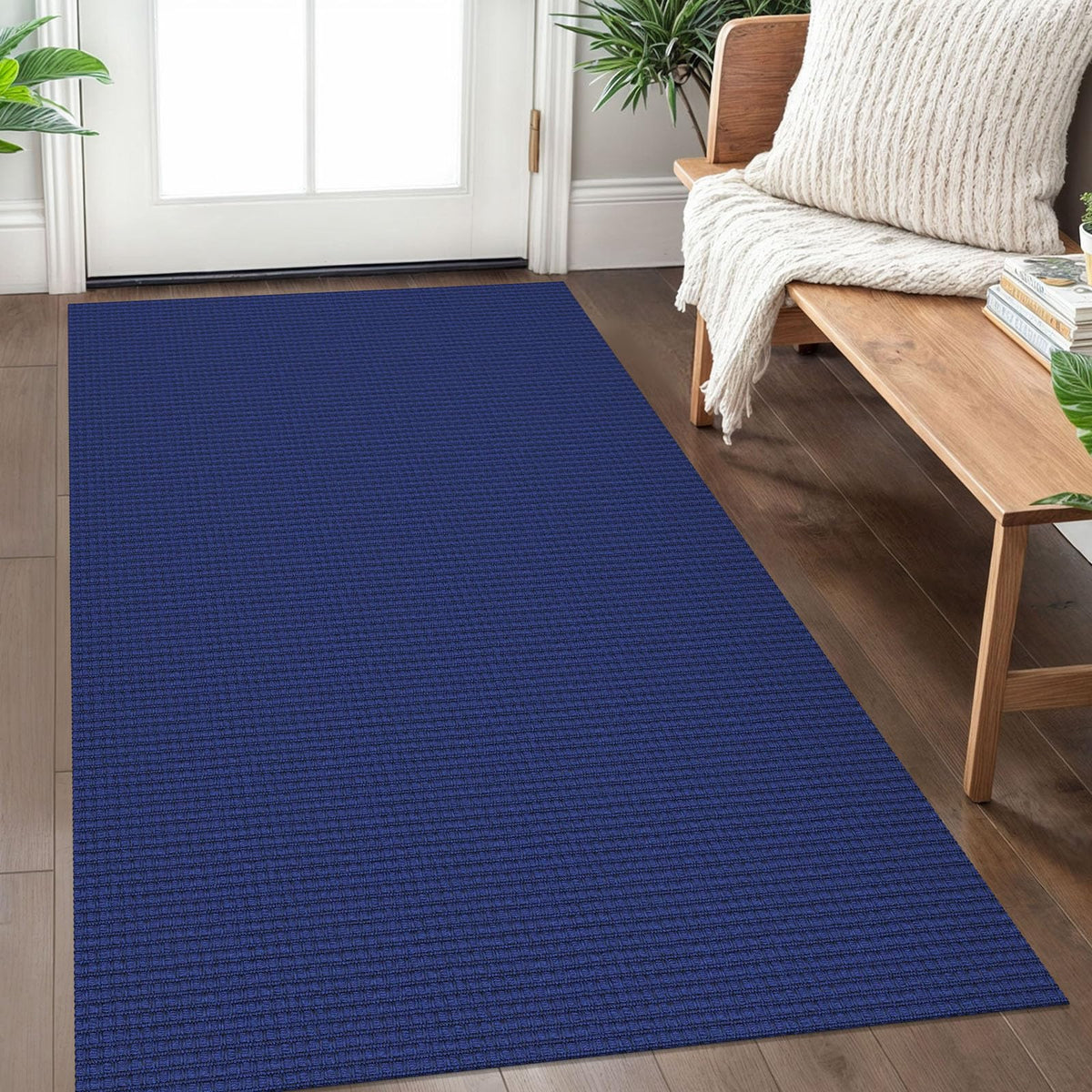 IOHOUZE Small Area Rug 2x3 Washable Woven Rugs for Entryway Non Slip Rubber Backed Front Door Rugs Indoor Doormat Throw Rug Floor Carpet for Entrance Kitchen, Cream/Beige