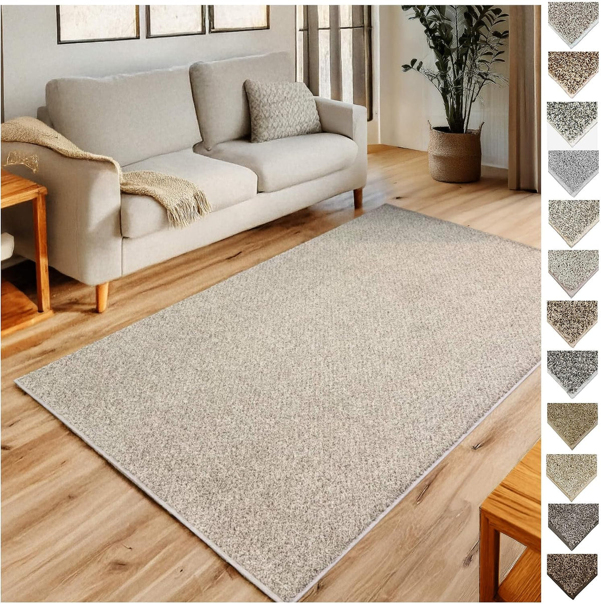 KOECKRITZ Soft & Cozy Custom Indoor Area Rug with Bound Edges