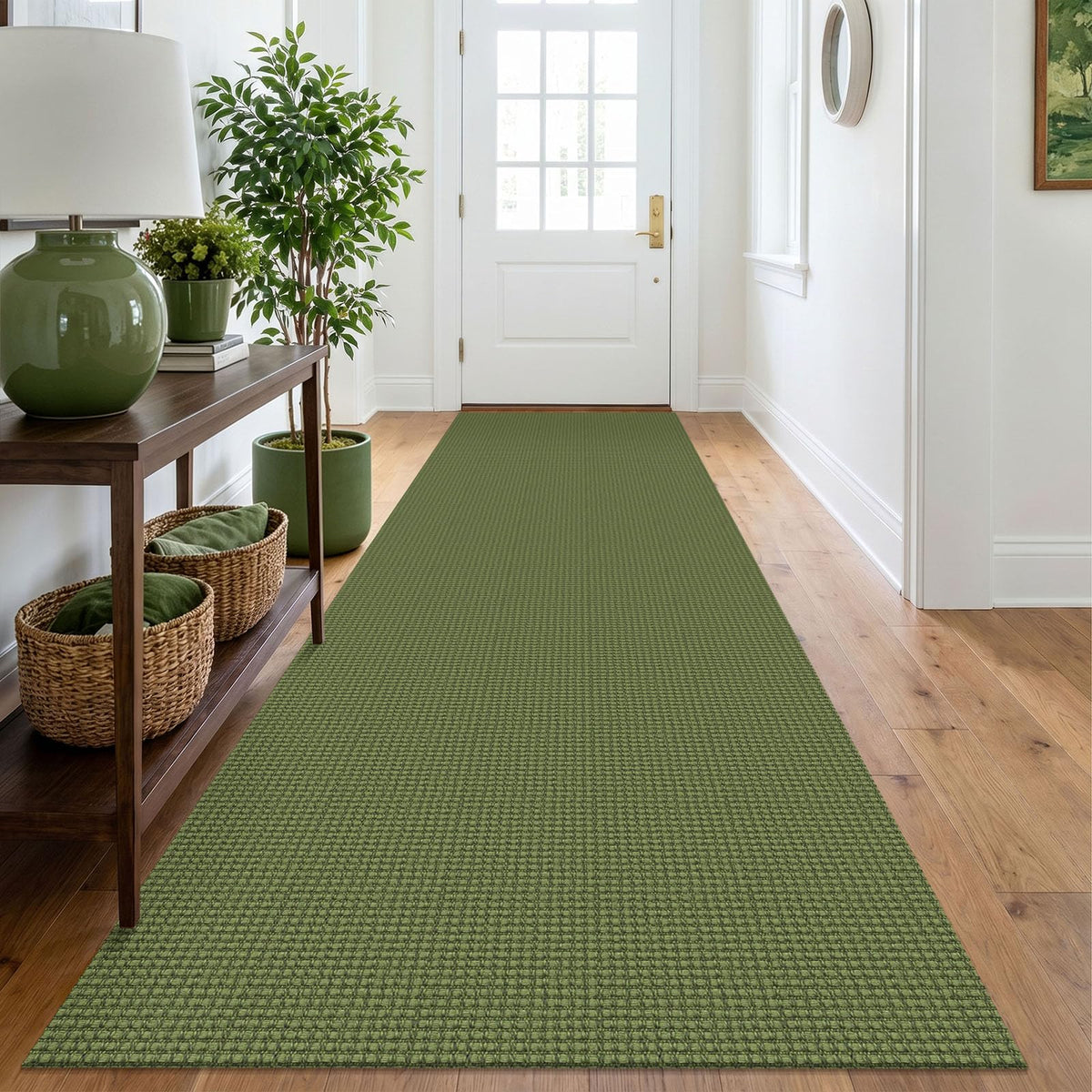 IOHOUZE Small Area Rug 2x3 Washable Woven Rugs for Entryway Non Slip Rubber Backed Front Door Rugs Indoor Doormat Throw Rug Floor Carpet for Entrance Kitchen, Cream/Beige