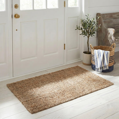 SAFAVIEH Natural Fiber Area Rug 8x10, Jute Knotted Large Natural NF447A
