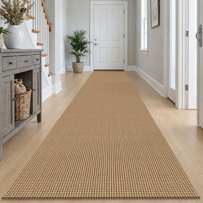 IOHOUZE Washable Area Rug 3x5 Non Slip Rubber Backed Woven Rugs for Entryway Rugs Indoor Outdoor Doormat Throw Rug Floor Carpet for Entrance Kitchen Front Door, Olive Green/Earthy Green