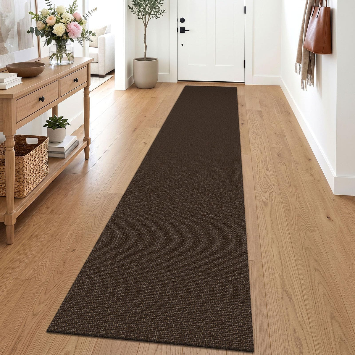 Lansny 2x3 ft Small Boho Washable Entryway Area Rug Non Slip Kitchen Runner