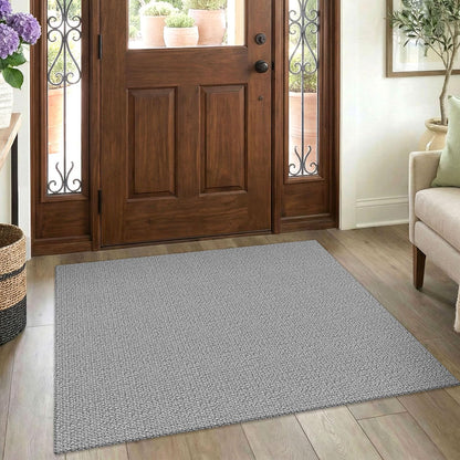 EARTHALL Washable Area Rug, Non Slip Entryway Rug, 4x6 Ft, Sand/Beige