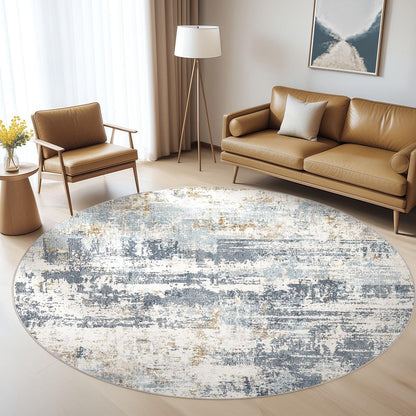 LOONGRUG 10x14 Area Rugs Washable Large Neutral Modern Living Room Rug