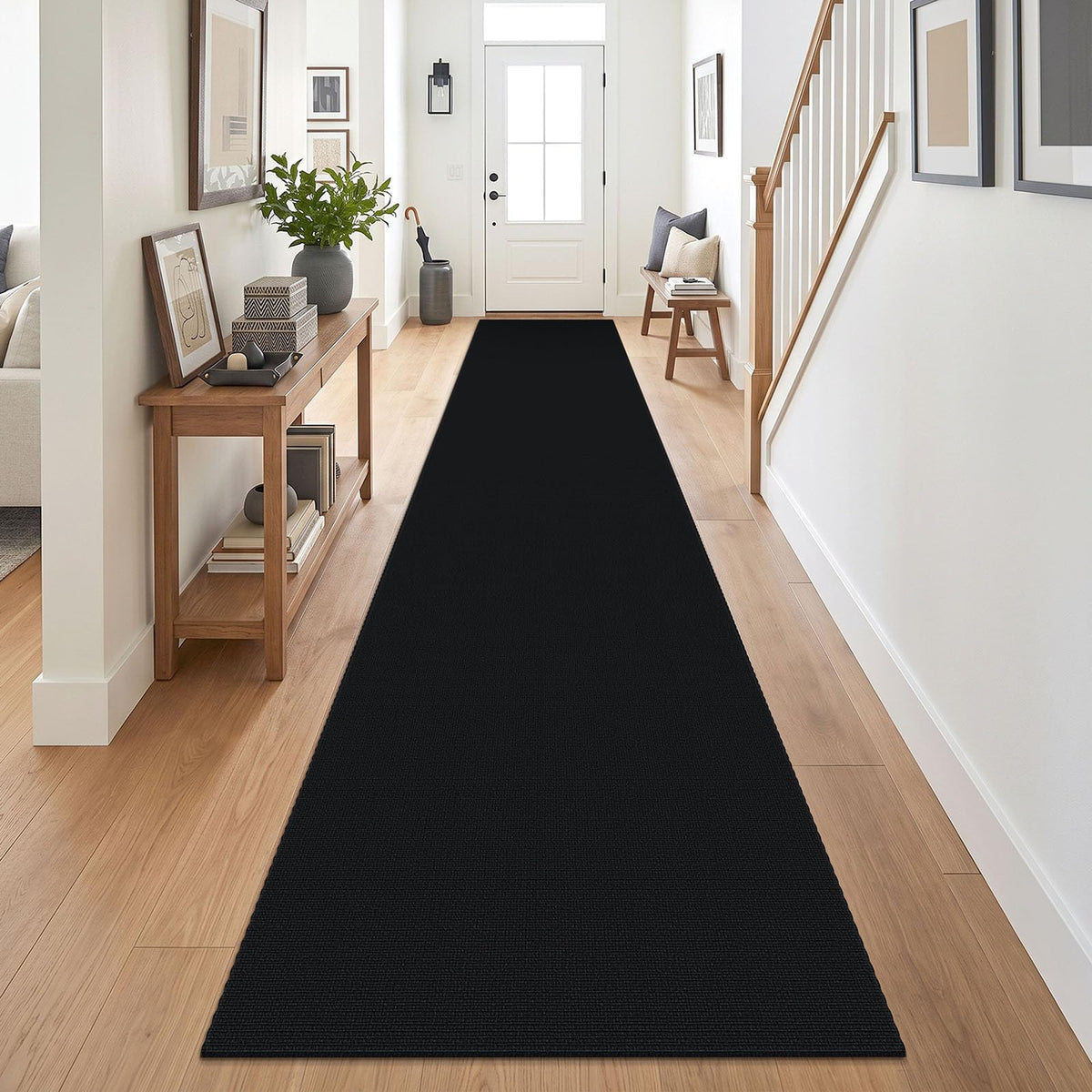 Lansny 2x3 ft Small Boho Washable Entryway Area Rug Non Slip Kitchen Runner