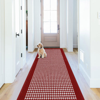 Ileading Laundry Room Runner Rug 2'x6' Non Slip Farmhouse Kitchen Floor Mats with Rubber Backing Machine Washable Beige Indoor Decor Carpet for Doormat Hallway Entryway Petmat Garage Balcony