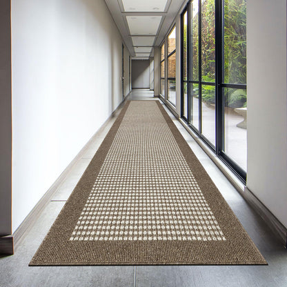 Ileading Laundry Room Runner Rug 2'x6' Non Slip Farmhouse Kitchen Floor Mats with Rubber Backing Machine Washable Beige Indoor Decor Carpet for Doormat Hallway Entryway Petmat Garage Balcony
