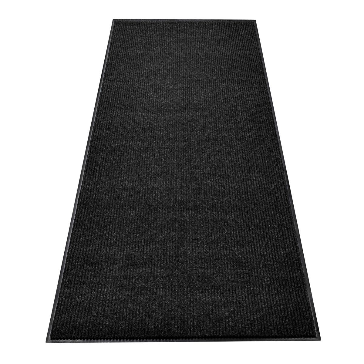 MaxMat® Heavy Duty Entry Floor Mat - Large Commercial, Indoor/Outdoor, Waterproof, Easy to Clean, Low-Profile Door Mat (4 x 6 Feet, Brown, MXM-RIB0046BR)