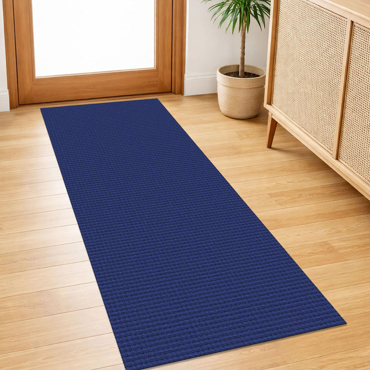 IOHOUZE Small Area Rug 2x3 Washable Woven Rugs for Entryway Non Slip Rubber Backed Front Door Rugs Indoor Doormat Throw Rug Floor Carpet for Entrance Kitchen, Cream/Beige