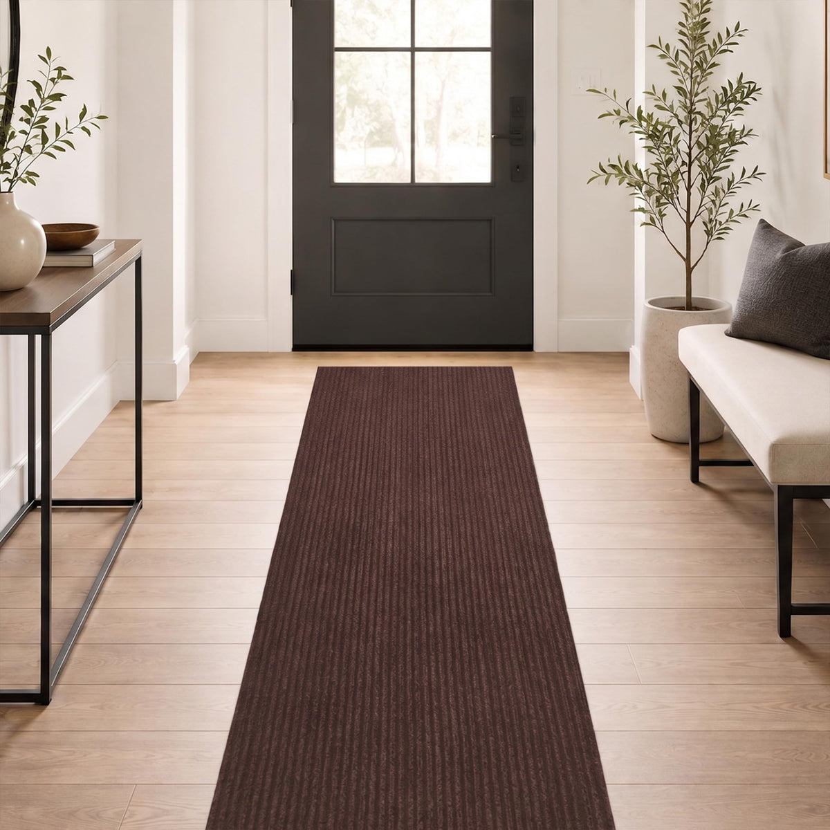 Ottomanso 5x7 Large Waterproof Floor Mat, Non-Slip Indoor Outdoor Door Mat